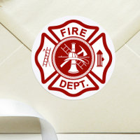 Maltese Cross on a White Background