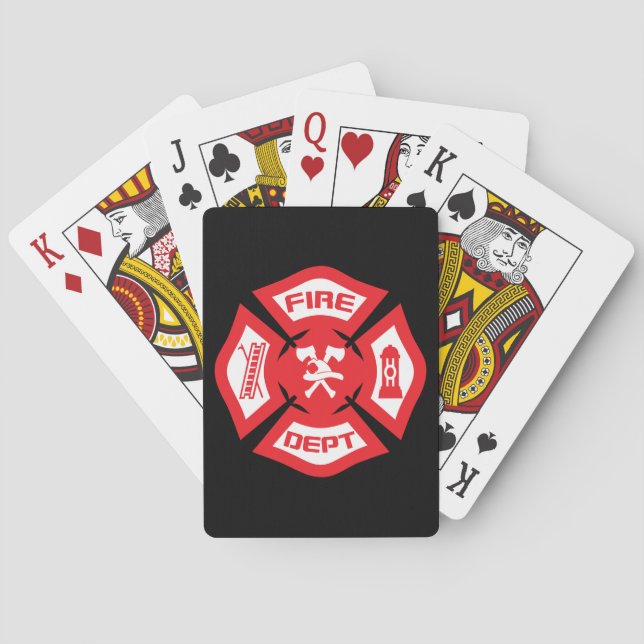 Maltese Cross - playing cards (Back)