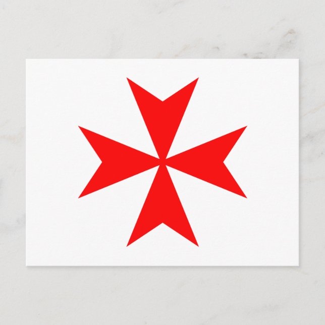 Maltese Cross Postcard (Front)