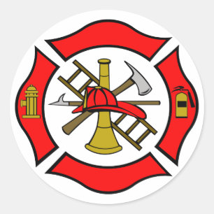 Maltese Cross Sticker