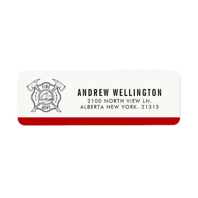 Maltese Cross Symbol | Return Address (Front)