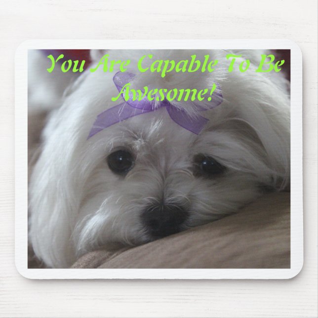 Maltese Designed Things Mouse Mat (Front)