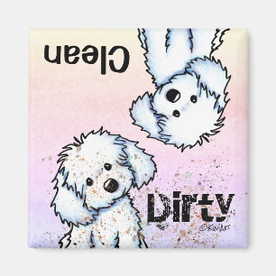 Maltese Dishwasher magnet