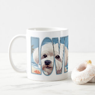Maltese Dog Love Coffee Mug