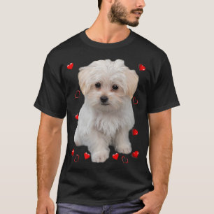 Maltese Dog Lover Dogs Puppies Owners Design T-Shirt