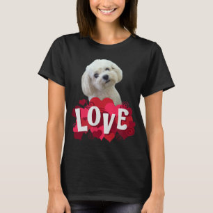 Maltese Dog Lover Puppy Owner Maltipoo Mix Fans He T-Shirt