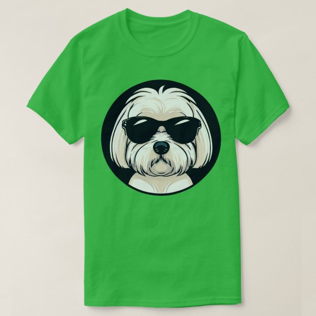 Maltese dog lover T-Shirt (Design Front)