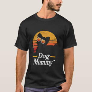 Maltese Dog Mummy Sunglasses Graphic Mother s Day  T-Shirt