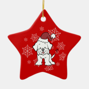Maltese Dog Ornament
