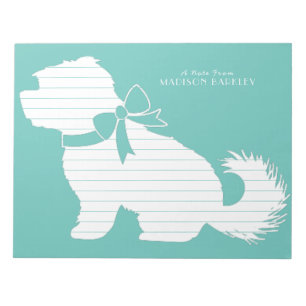 Maltese Dog Puppy Notepad