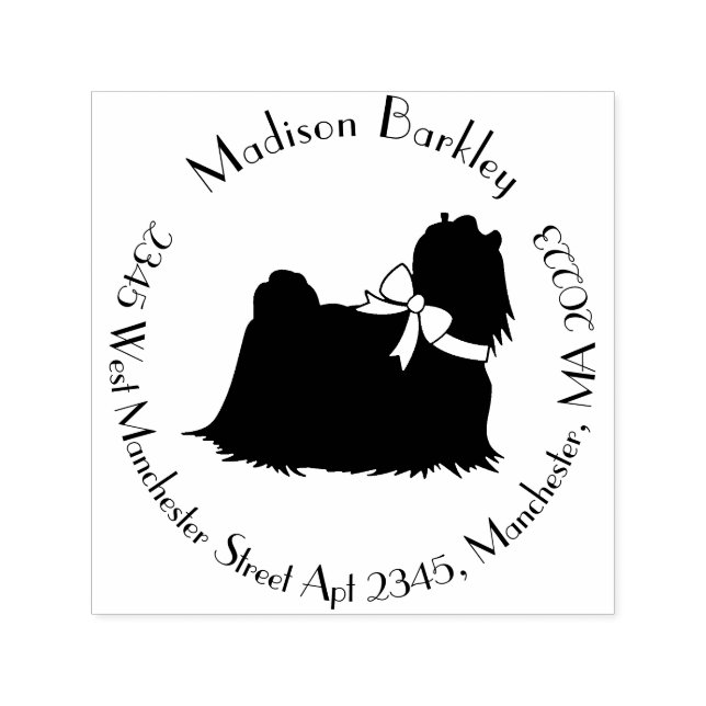 Maltese Dog Puppy Self-inking Stamp (Design)