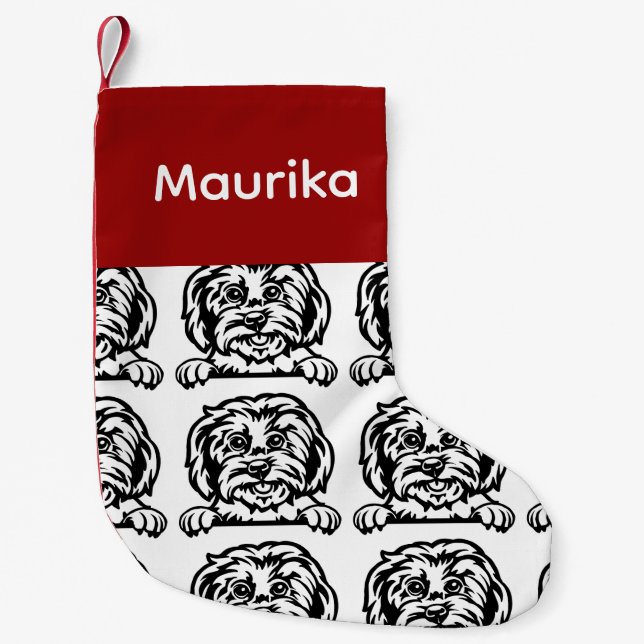 Maltese dog socks Customised dog Socks - Put Y (Front)