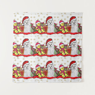 Maltese Dog Tapestry