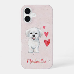Maltese Dog Toy Breed iPhone 16 Case