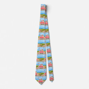 Maltese Dog Valentine's Day Truck Tie