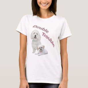 Maltese Double Trouble Casual Apparel T-Shirt