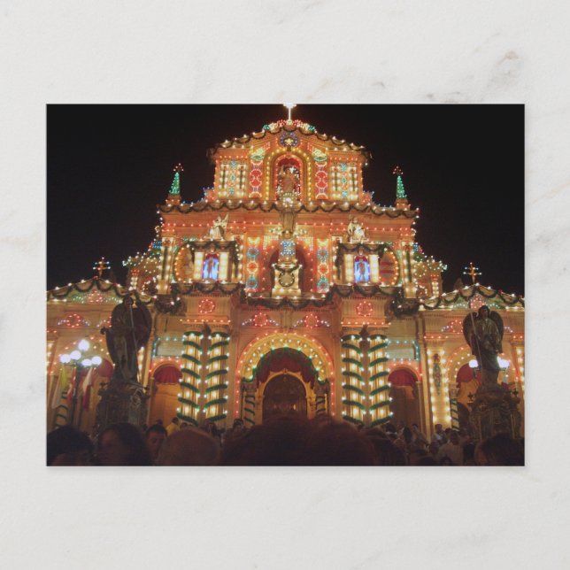 Maltese Feast Postcard (Front)