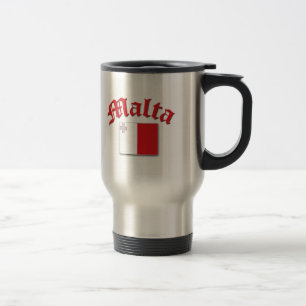 Maltese Flag Travel Mug