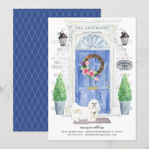 Maltese Front Door Moving Announcement