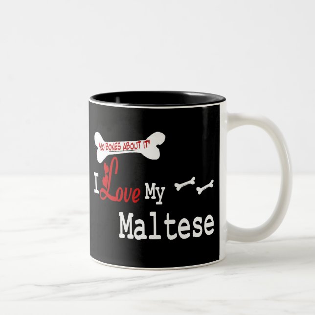 Maltese (I Love) Mug (Right)