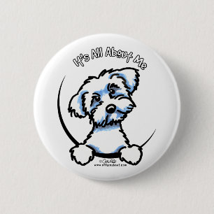 Maltese Its All About Me 6 Cm Round Badge