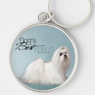 Maltese Keychain