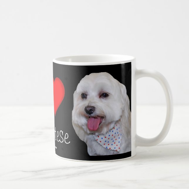 Maltese Love Mug (Right)