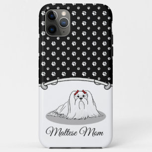 Maltese Mum - Cute Dog Breed Mum Dog Mum iPhone 11 Pro Max Case