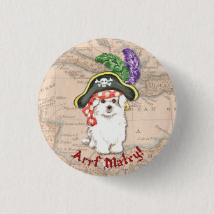 Maltese Pirate 3 Cm Round Badge