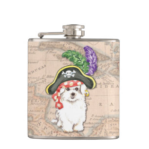 Maltese Pirate Hip Flask