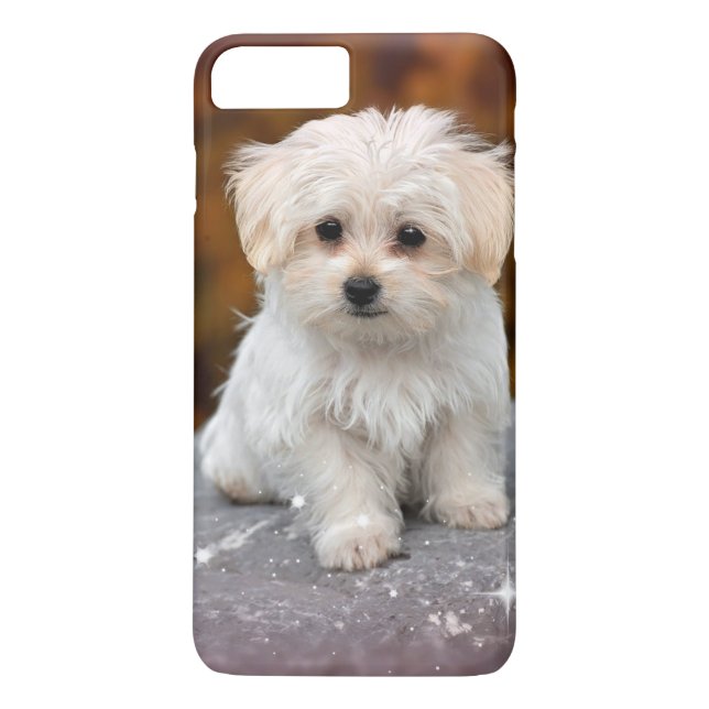 Maltese Puppy...Adorable Case-Mate iPhone Case (Back)