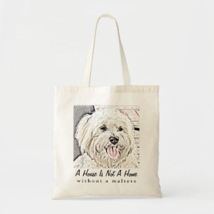 Maltese Puppy Collectable Tote Bag