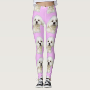 Maltese puppy leggings