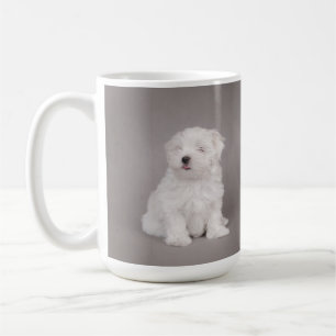Maltese puppy mug