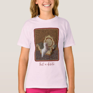 Maltese Puppy On Chair Dog Art Personalised T-Shirt