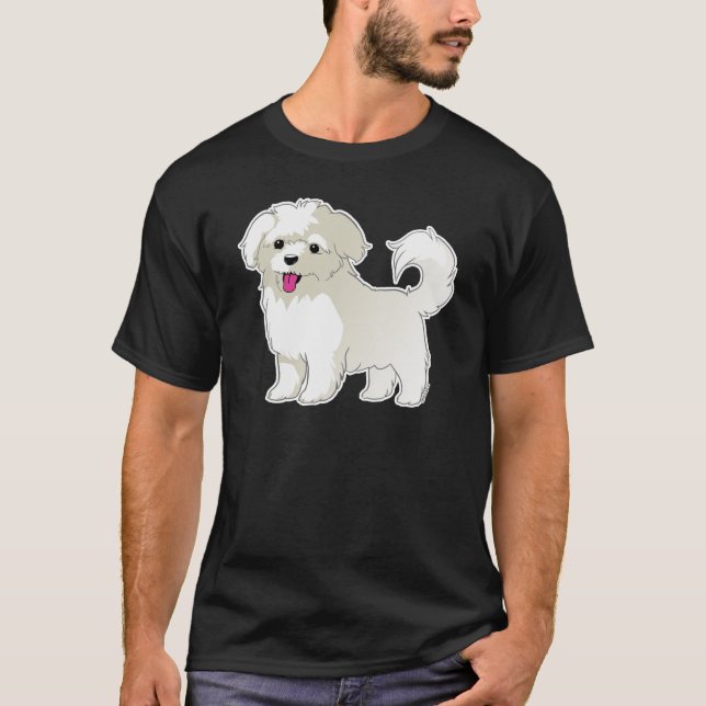 Maltese Puppy T-Shirt (Front)