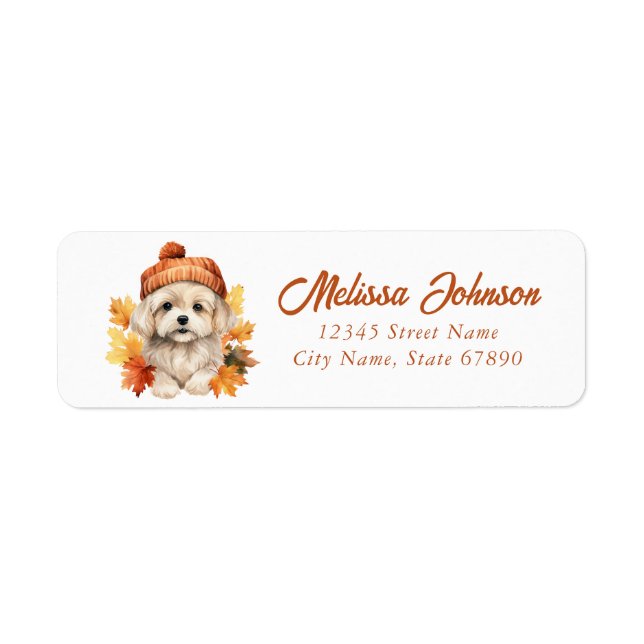 Maltese Return Address Labels (Front)