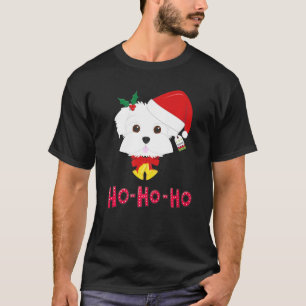 Maltese Santa Christmas Kids T-Shirt