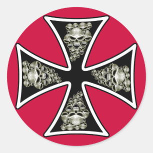 Maltese Skulls Sticker