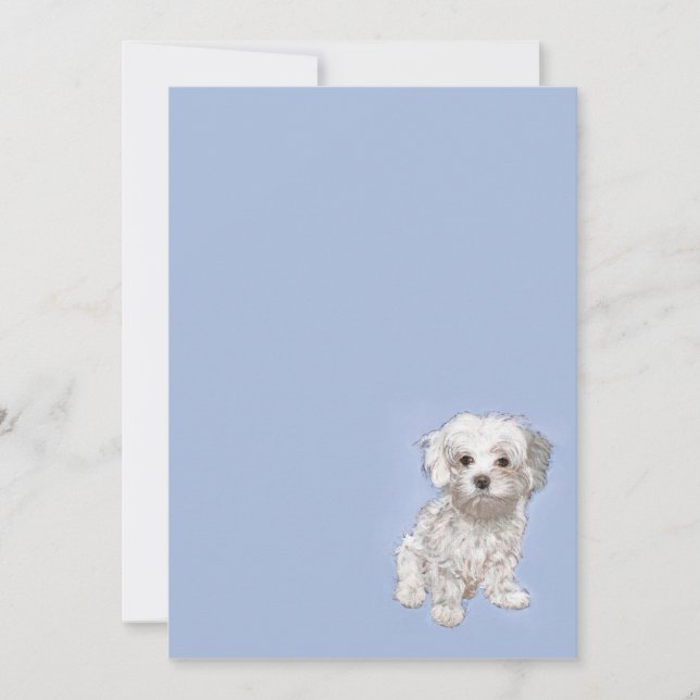 Maltese Themed Note Card (Front)
