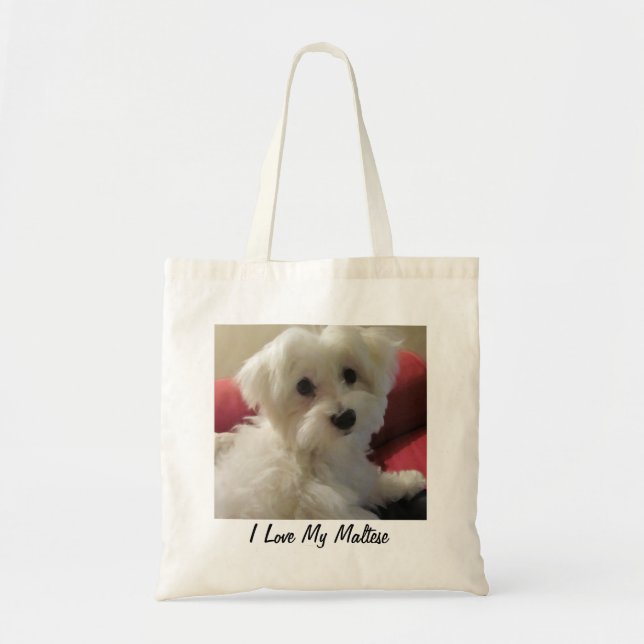 Maltese Tote Bag - Easy to Personalise (Front)