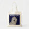 Maltese Tote Bag for Men/Women on White/Blue