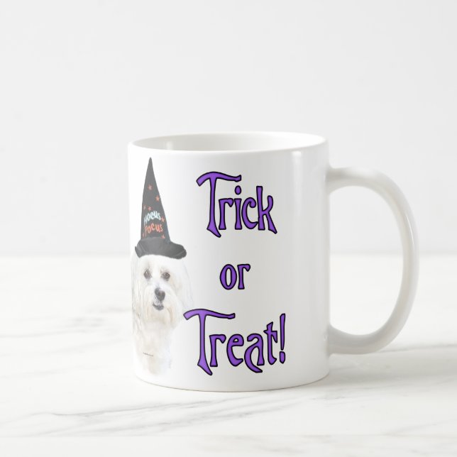 Maltese Trick Coffee Mug (Right)