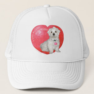 Maltese Valentine's Day Trucker Hat