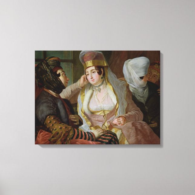Maltese Women Canvas Print (Front)