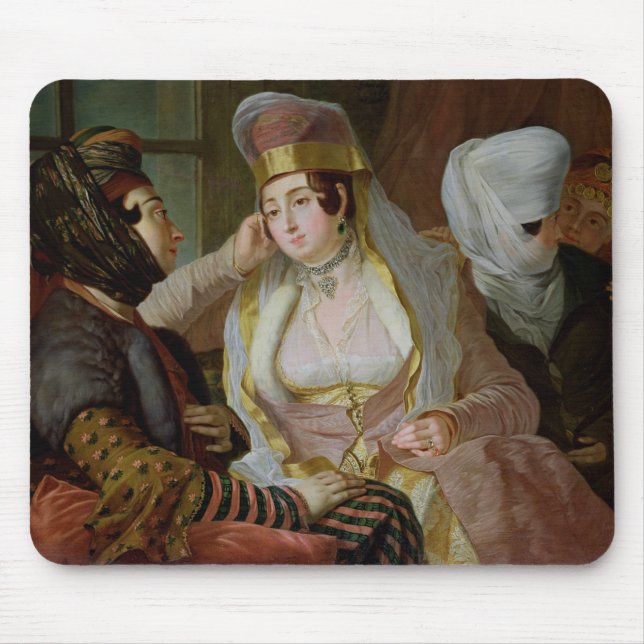 Maltese Women Mouse Mat (Front)