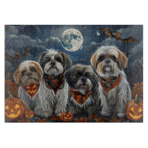 Malti Tzu Halloween Spooky Cutting Board