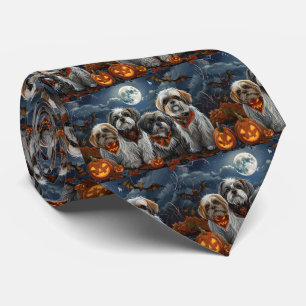 Malti Tzu Halloween Spooky Tie