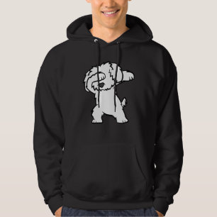 Maltipoo Dog Dabbing Cute Dabbing Maltipoo Hoodie