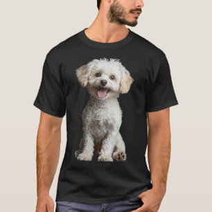 Maltipoo Dog Motif Pet Artwork Maltipoo T-Shirt